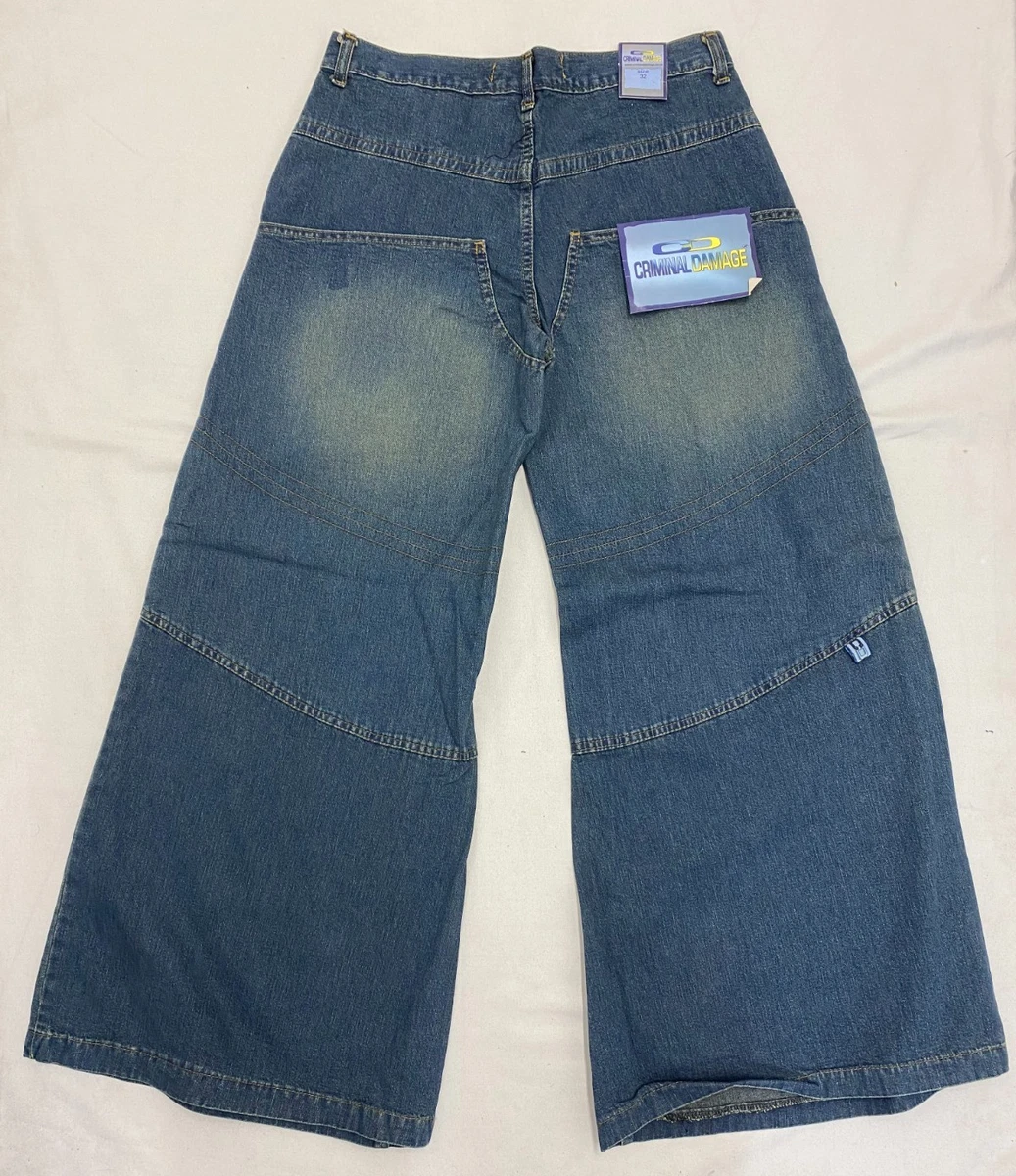 00s wide buggy damage denim archive Y2K 【公式通販】