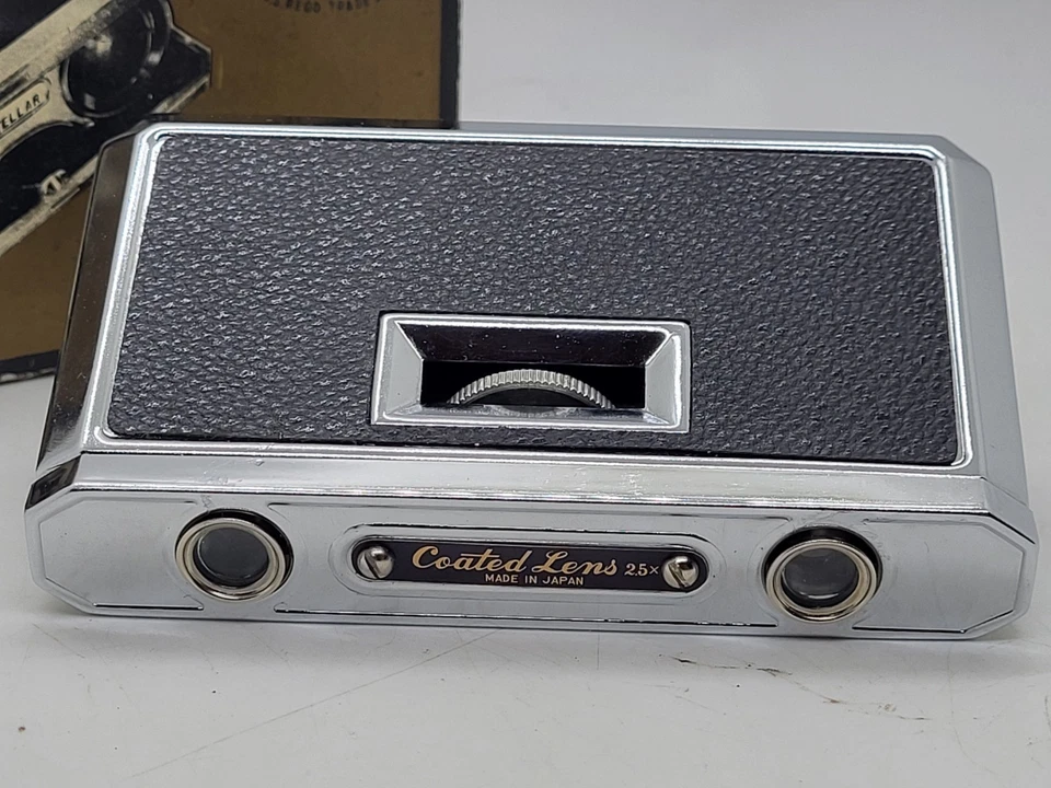 Stellar Folding Sport Glass 2.5X Coated Lens Binocular In Box, Clean, Clear, EX - Image 4 of 4