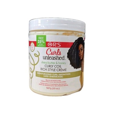 ORS Curls Unleashed Shea Butter & Honey Curl Defining Creme 20oz