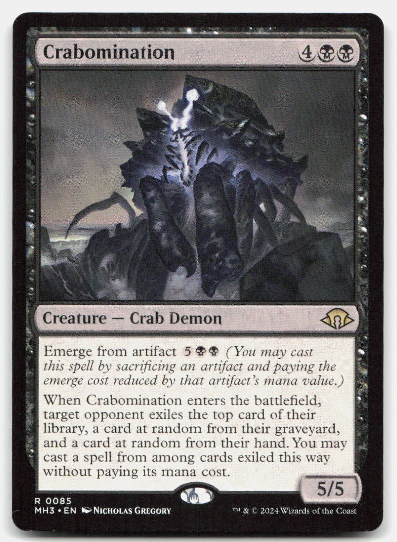 Crabomination 85 Rare  Cards Magic: The Gathering Near Mint