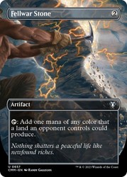 Fellwar Stone (Borderless) #657 Foil Commander Masters MTG