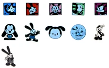 Oswald The Lucky Rabbit Individual Pin Walt Disney Parks Trading Pins ~Brand New