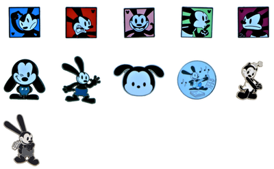 アクセサリー Oswald@ Oswald's Girlfriend Ortensia Vintage Black & White Individual