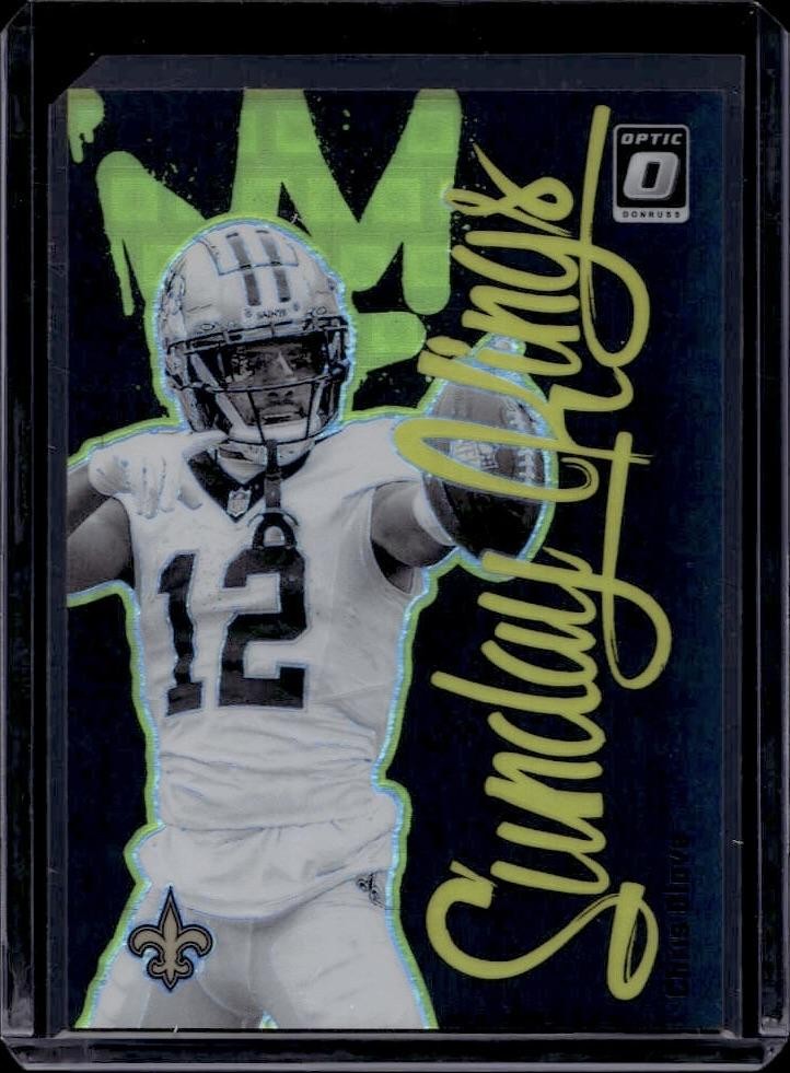 2024 Donruss Optic Chris Olave - Sunday Kings - Black Pandora /25