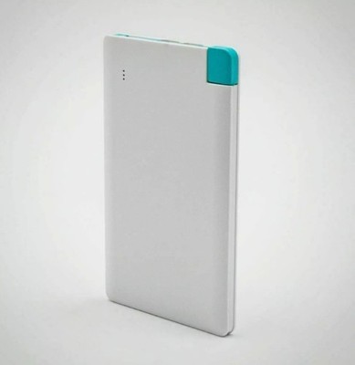 2600mAh Weiß Tragbare Power Bank Akku Pack Ladegerät USB für Handy