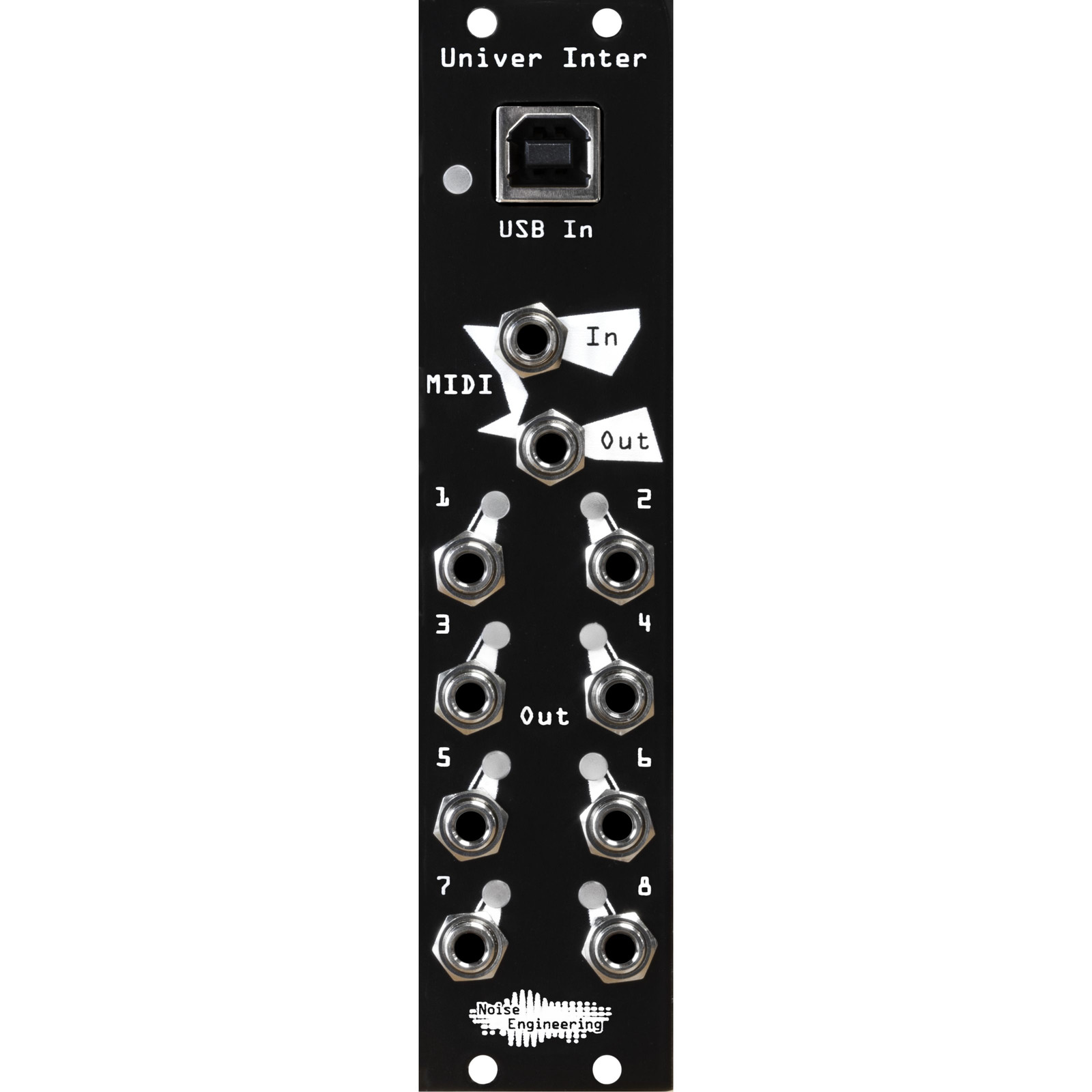 Модульный синтезатор Noise Engineering Univer Inter Black - Interface