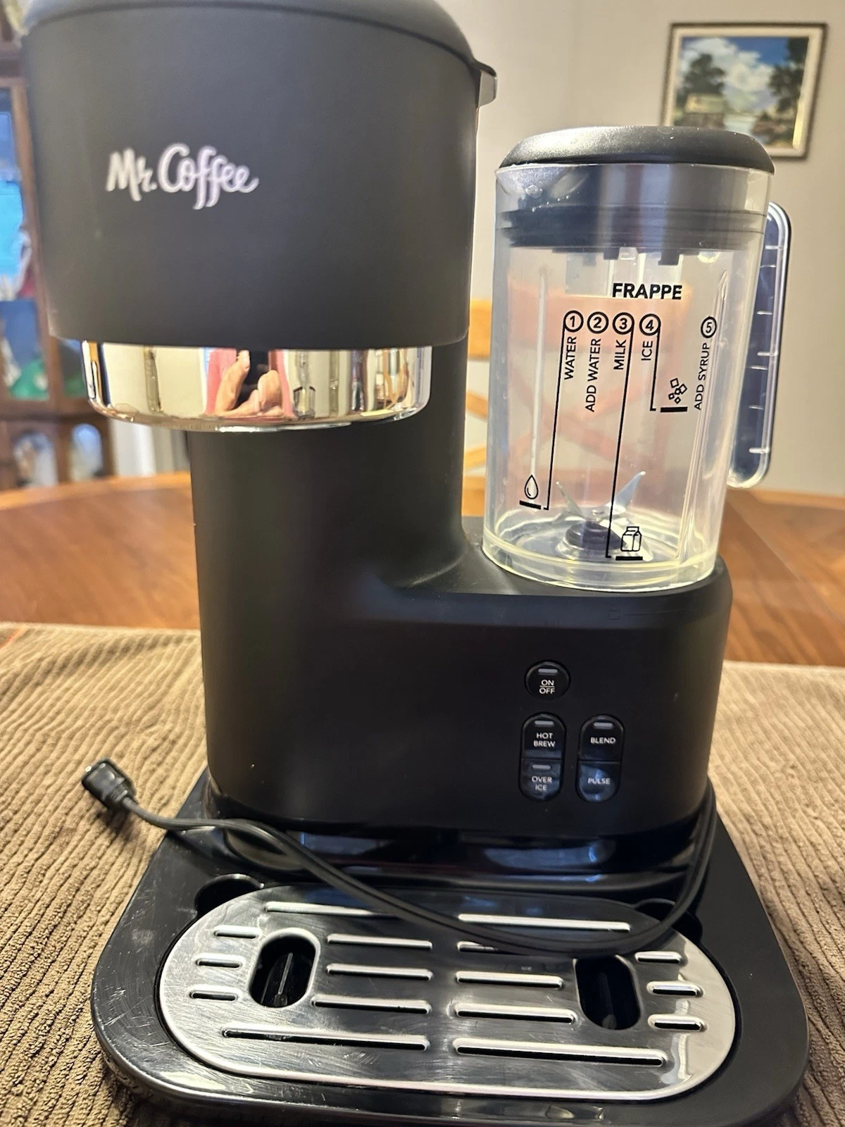 Mr Coffee Frappe 3-in-1 Frozen Iced Hot Coffee Maker & Blender BVMC-FCM-2T