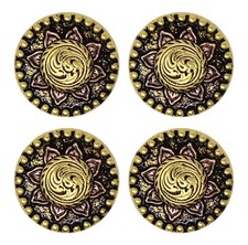 Set of 4 Screw Back Conchos Western Saddle Co614