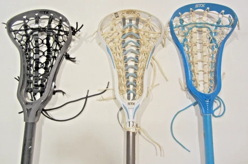 3 WOMENS LACROSSE STICKS STX CRUX 500 300 10 degree COMP EXULT SC-Ti LAX SHAFTS