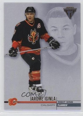 2001-02 Pacific Private Stock Titanium Retail Jarome Iginla #18 HOF t3w