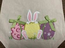 Easter/Spring Cotton Table Runner, 71” Melrose International