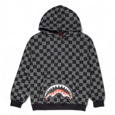 NEW Sprayground - felpa grey sip vanquish grey - sp611 - grey AUTHENTIC NWT