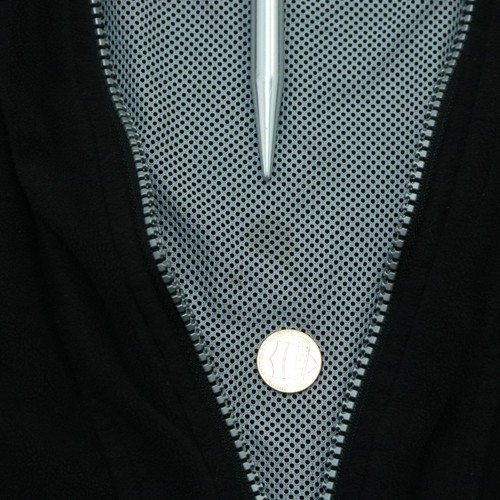 KARBON Jacket Youth Extra Large Gray Black Vented Full Zip Fleece Sweater - Picture 19 of 23