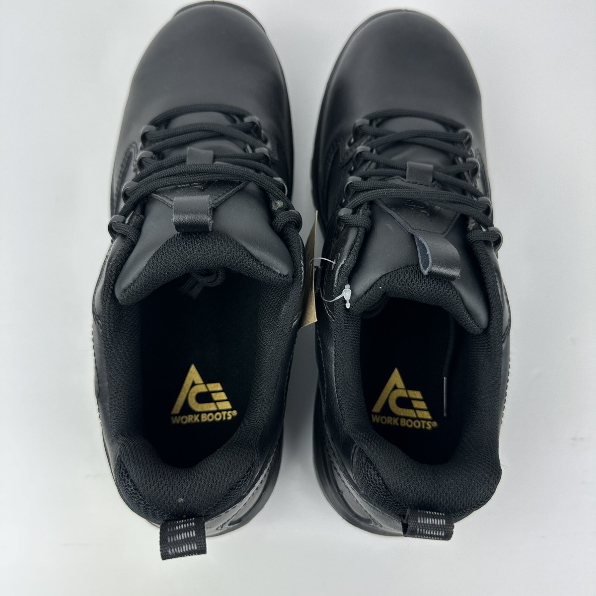 ACE Work Boots Men 11 Women 12.5 Imperial Aluminum Toe Black Low Cut Worn Once Amazon.com: ACE Work Boots Imperial, Men main image 4