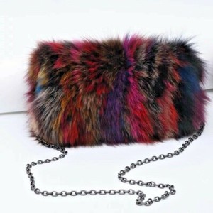 fox fur purse