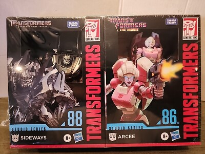 TRANSFORMERS STUDIO SERIES DELUXE ''SIDEWAYS'' #88 & ''ARCEE'' #86/16 COMBO PACK.  