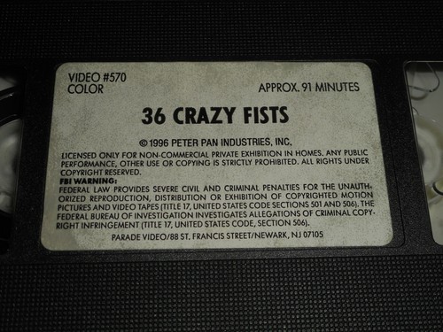 Jackie Chan VHS Movies 36 Crazy Fists & Eagle Shadow Fists RUMBLE PACK Box Set - Picture 9 of 12