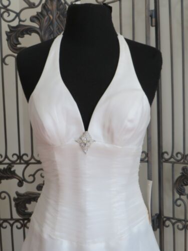 P146 VICTORIAS 389 SZ 6 BEADED $599 WEDDING DRESS GOWN - Picture 6 of 14