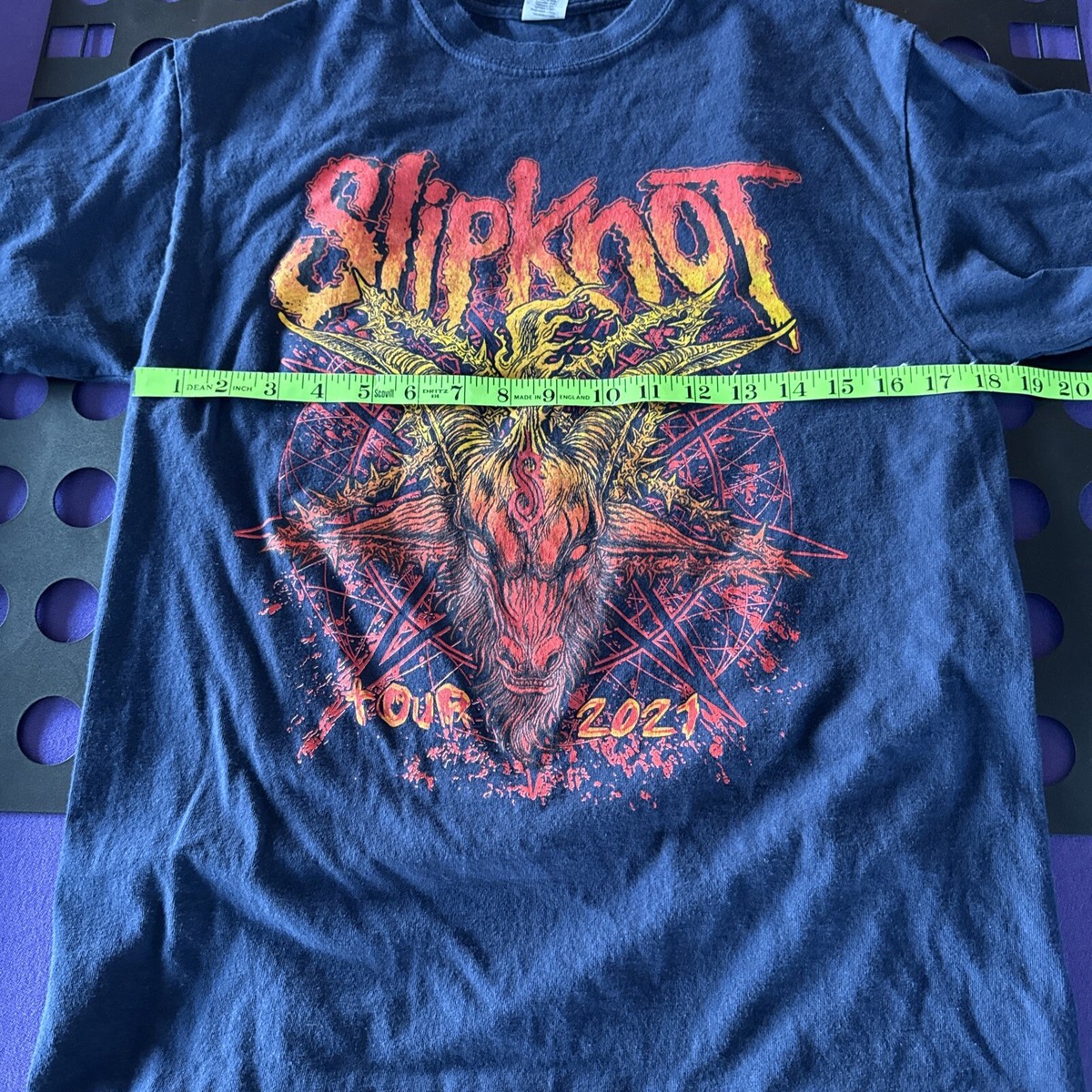 Slipknot 21 Tour T Shirt Knotfest Roadshow Fever 333 Code Orange