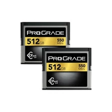 (2x) Prograde Digital 512GB CFast 2.0 Memory Card, 550MB/s Read, 450MB/s Write