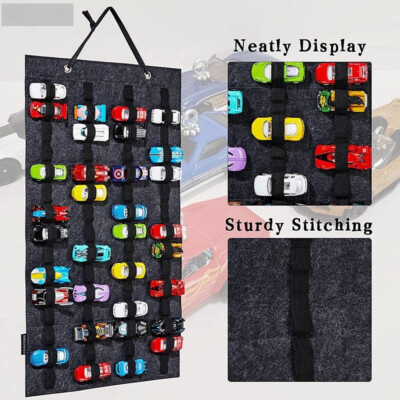 display case Hanging organizer wall hot wheels tomica toys cars storage bags