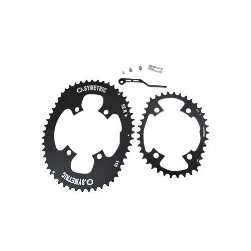 Plateau route D110 intérieur 44 dents noir x110 (pour shimano 9100-9000/ r8000-6800/r7000-5800 4 Spécialités TA - Maxi pièces vélo