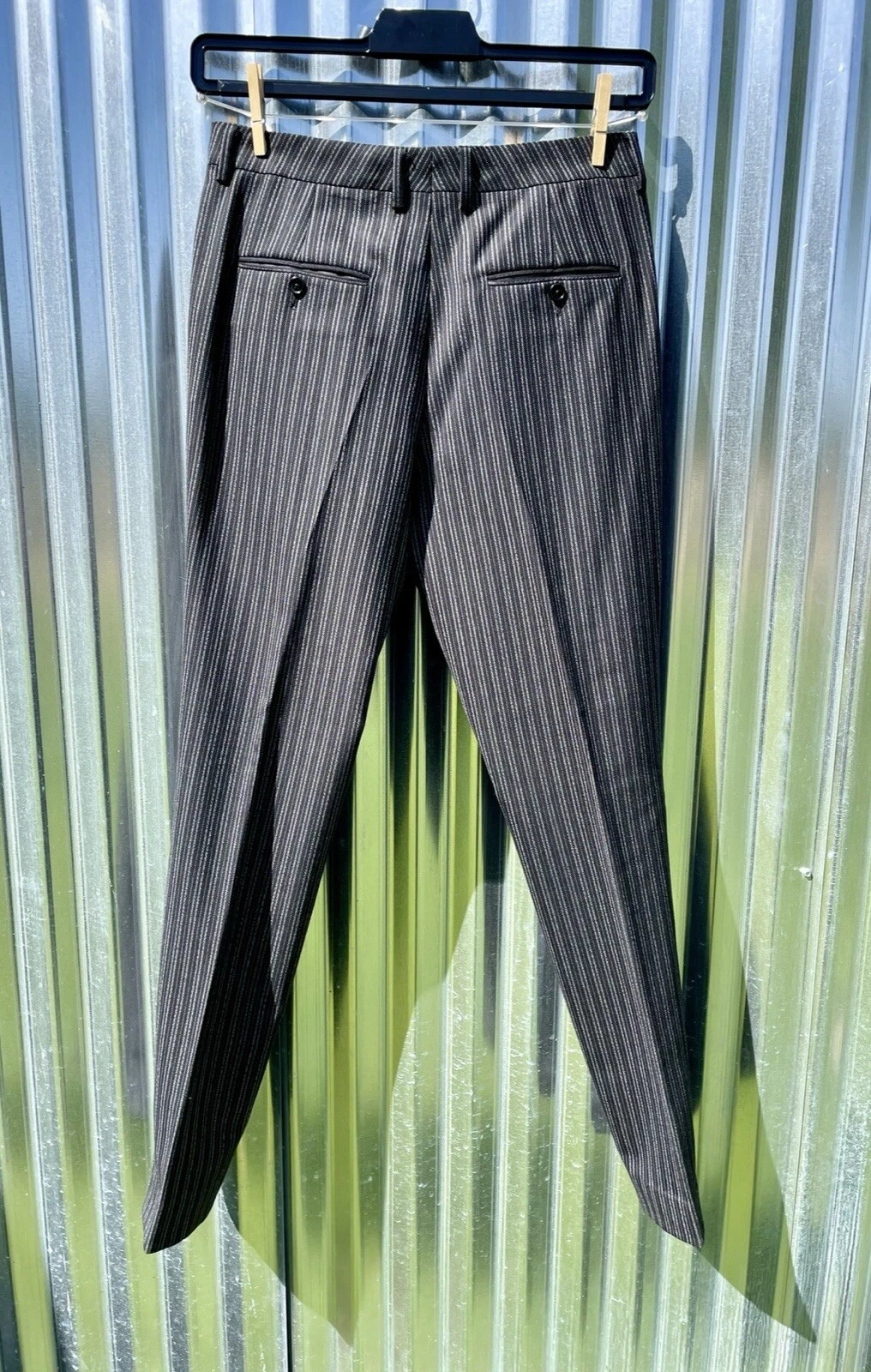 Pantaloni eleganti gessato Celine Paris FW19 taglia 50 Hedi Slimane