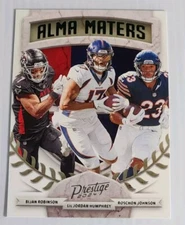 2024 Prestige Alma Maters #2 Bijan Robinson Roschon Johnson Lil'Jordan Humphrey