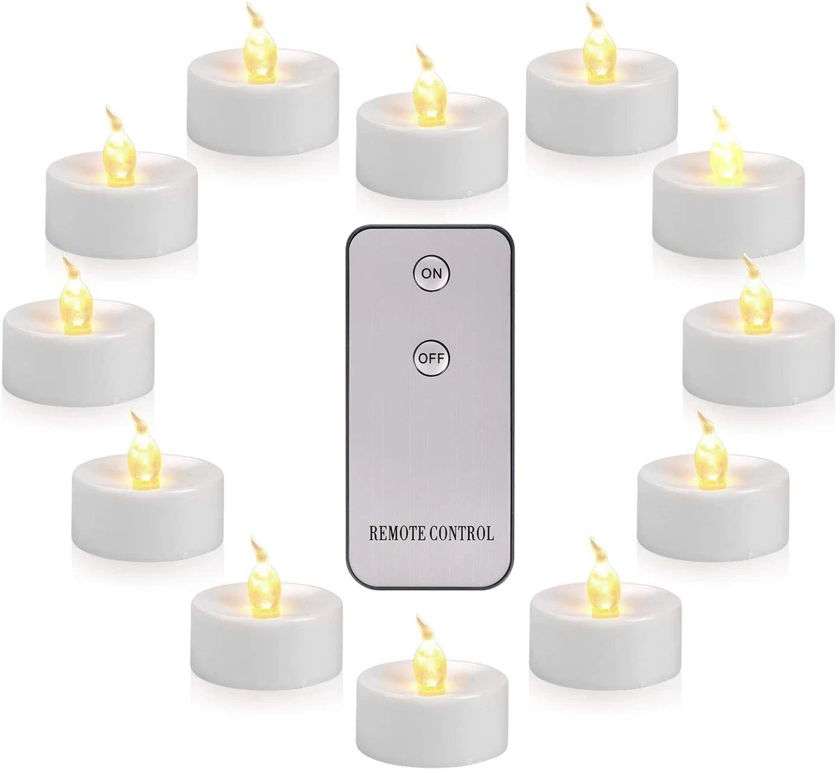 Remote operated tea lights deals
