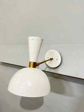 Mid Century Brass Wall Sconce Light Modern Italian Design Vintage Wall Lamp