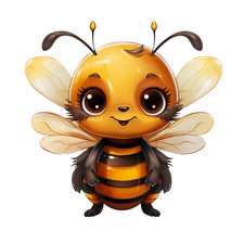 Autoaufkleber Sticker Süße Biene Aufkleber 9X9 cm