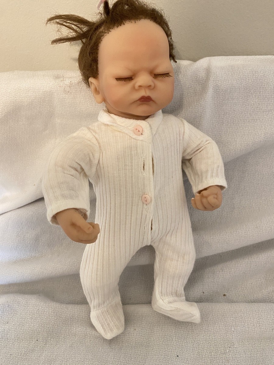 Ashton Drake Galleries So Truly Real Baby Doll Ashley Sleeping -Needs Repair