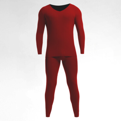 Men's thermal underwear Fleece thickened bottomed seamless cotton sweater  suit