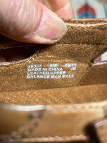 Women's Clarks Bendables Chestnut Leather Mary Jane Loafer Sz. 6.5 NWOB - Picture 6 of 10