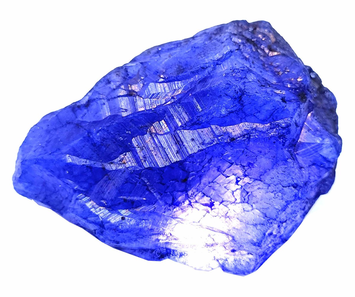 240 Ct Natural Royal Blue Sapphire Uncut Raw Rough Certified Loose
