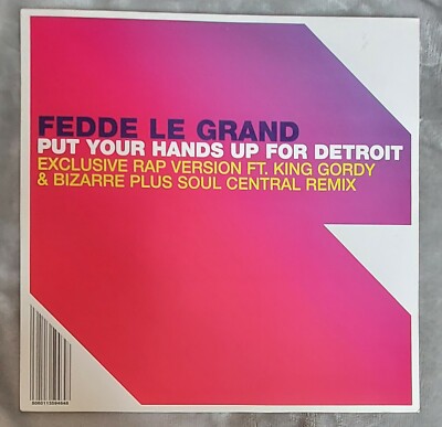 Fedde Le Grand - Put Your Hands Up For Detroit 12'' Vinyl DATA140TR 