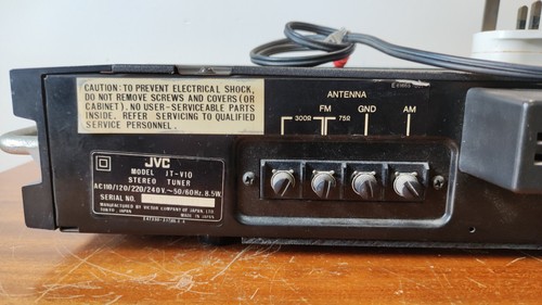 JVC JT-V10 Vintage Stereo Tuner Working - See Video - Picture 13 of 16