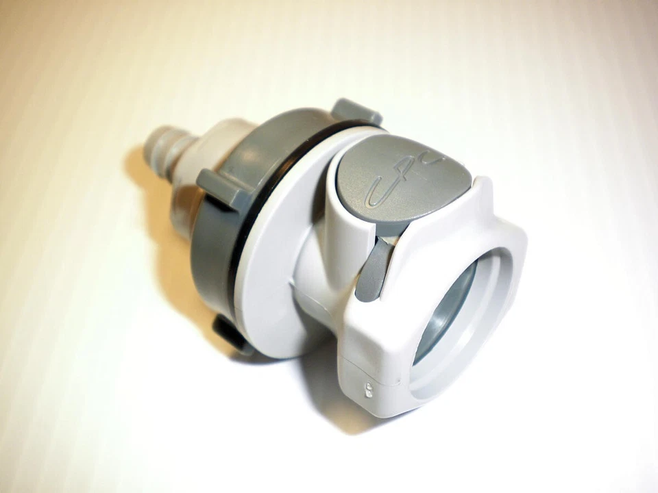 New Colder CPC HFCD16612 Quick Disconnect Valved Bulkhead Fitting Hose 3/8 Barb