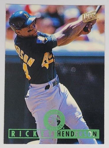 Rickey Henderson #318 1995 Ultra card