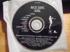 RARE PROMO Miles Davis CD Aura jazz 1985 John McLaughlin Thomas Clausen pedersen