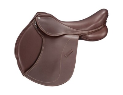 Equitare English Saddle Close Contact Adjustable Gullet Brown ES835ADJ