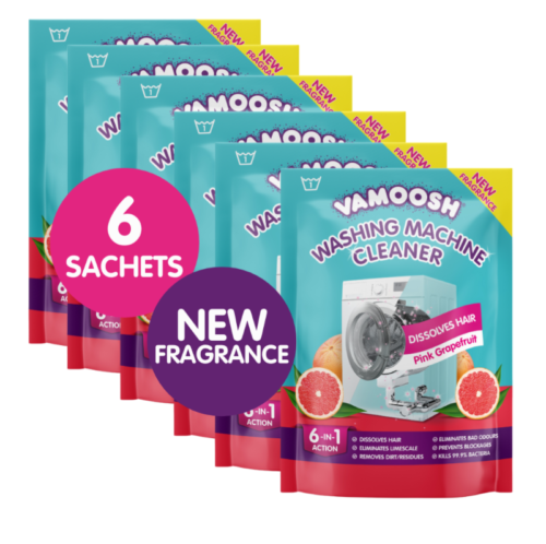 Vamoosh 6-in-1 Washing Machine Cleaner Various Packs Scents Dissolves Hair - Picture 13 of 21