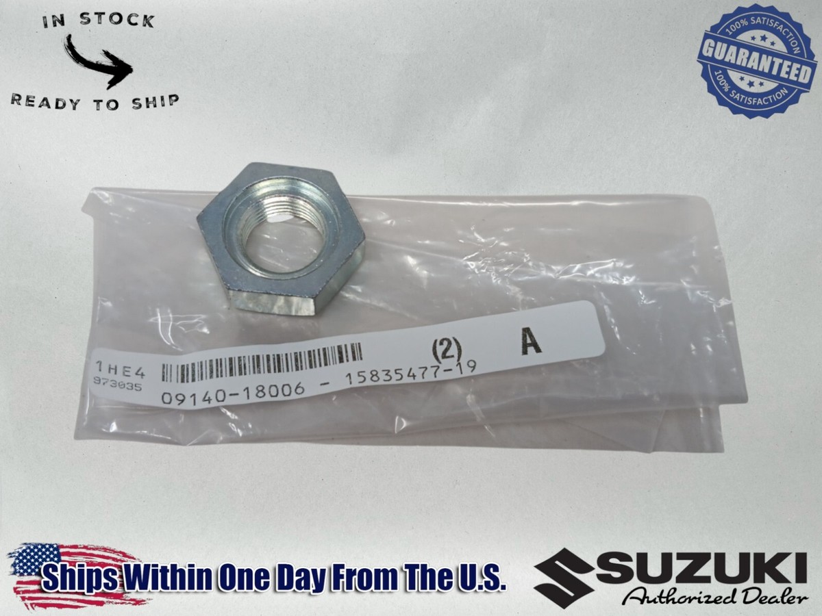 Suzuki Genuine OEM Authentic Engine Sprocket Nut 09140-18006