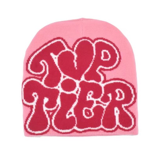Unisex Knitted wool hat winter outdoor warm hat trend love letter Jacquard hat - Picture 3 of 29