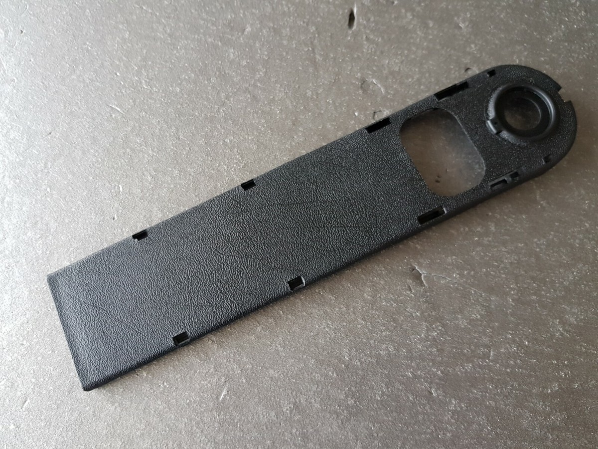 Mercedes C124 Coupe seat belt outer cap cover A1248680581 Genuine 