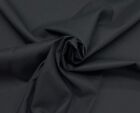 Polyester Cotton Rip Stop Black Apparel Craft 4.2oz Fabric By 1/2(0.5) Yard 67"W