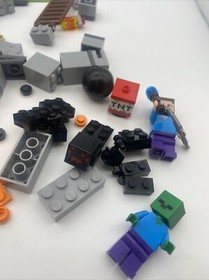 Lego 21113 Minecraft The Cave Complete Set Minifigures Manual