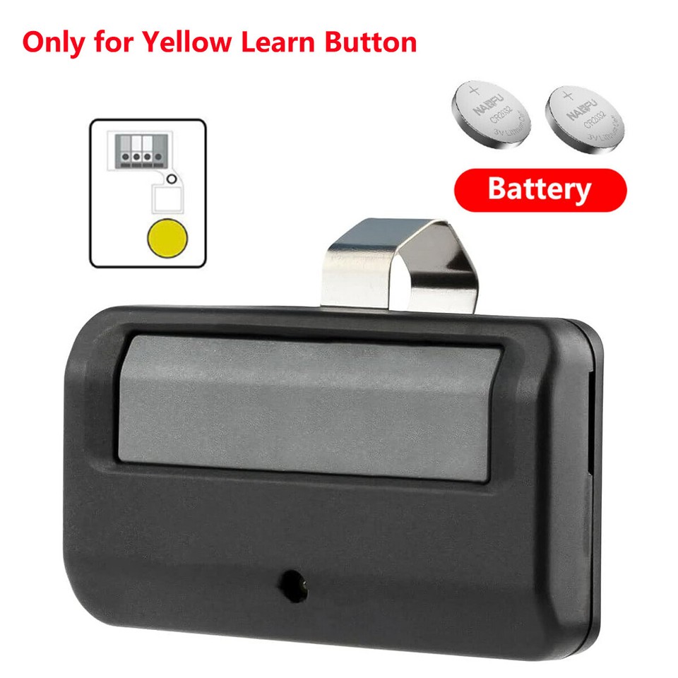 891LM Yellow Remote for Liftmaster Chamberlain Craftsman Garage Door ...