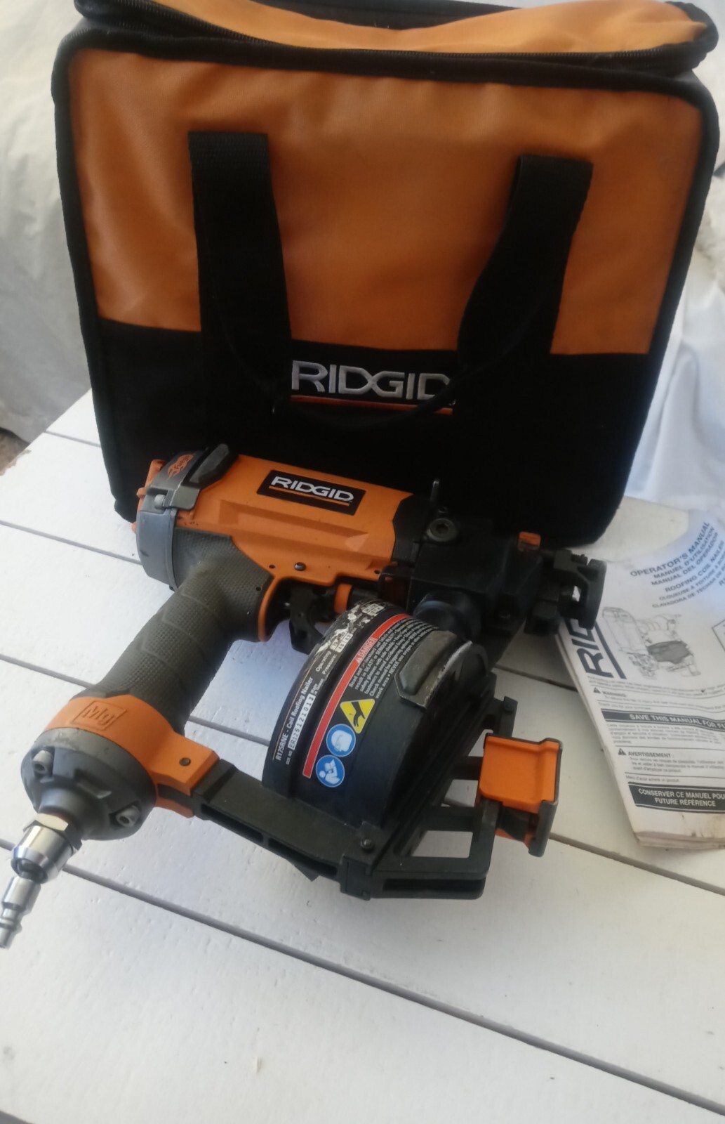 Ridgid Roofing Coil Nailer R175RNE eBay