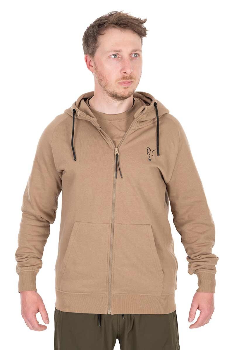 **SALE** Fox Carp Fishing Ltd. Edition Tan Collection -  Lightweight Zip Hoody
